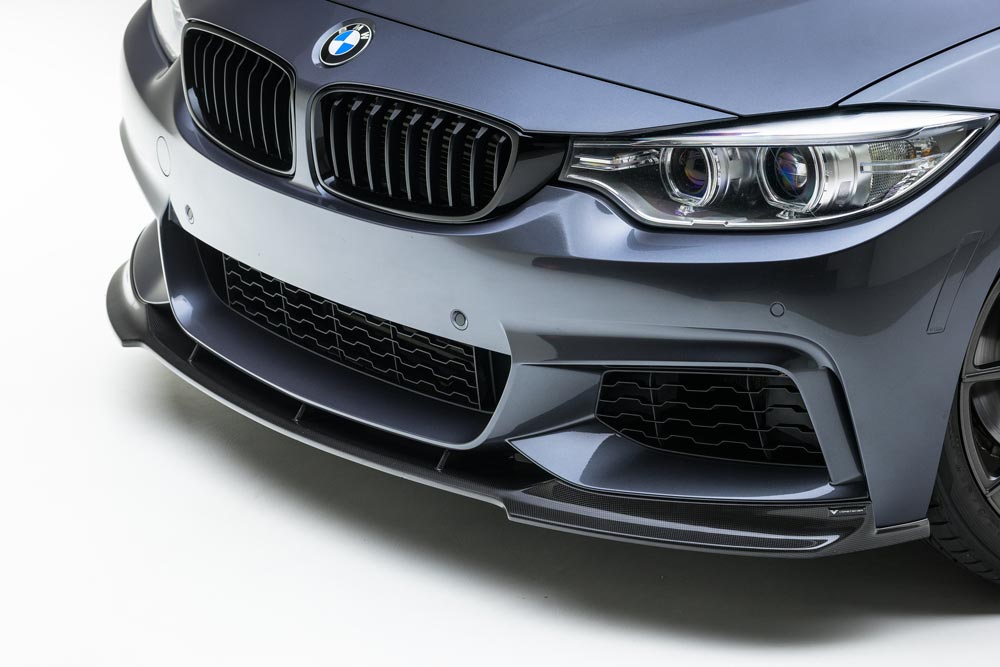 vorsteiner vrs aero front add on spoiler for bmw f32 4 series m sport 3 1 5