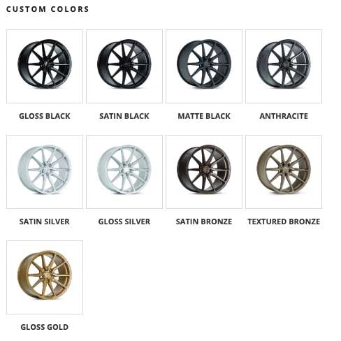 vossen hf3 wheels finish options