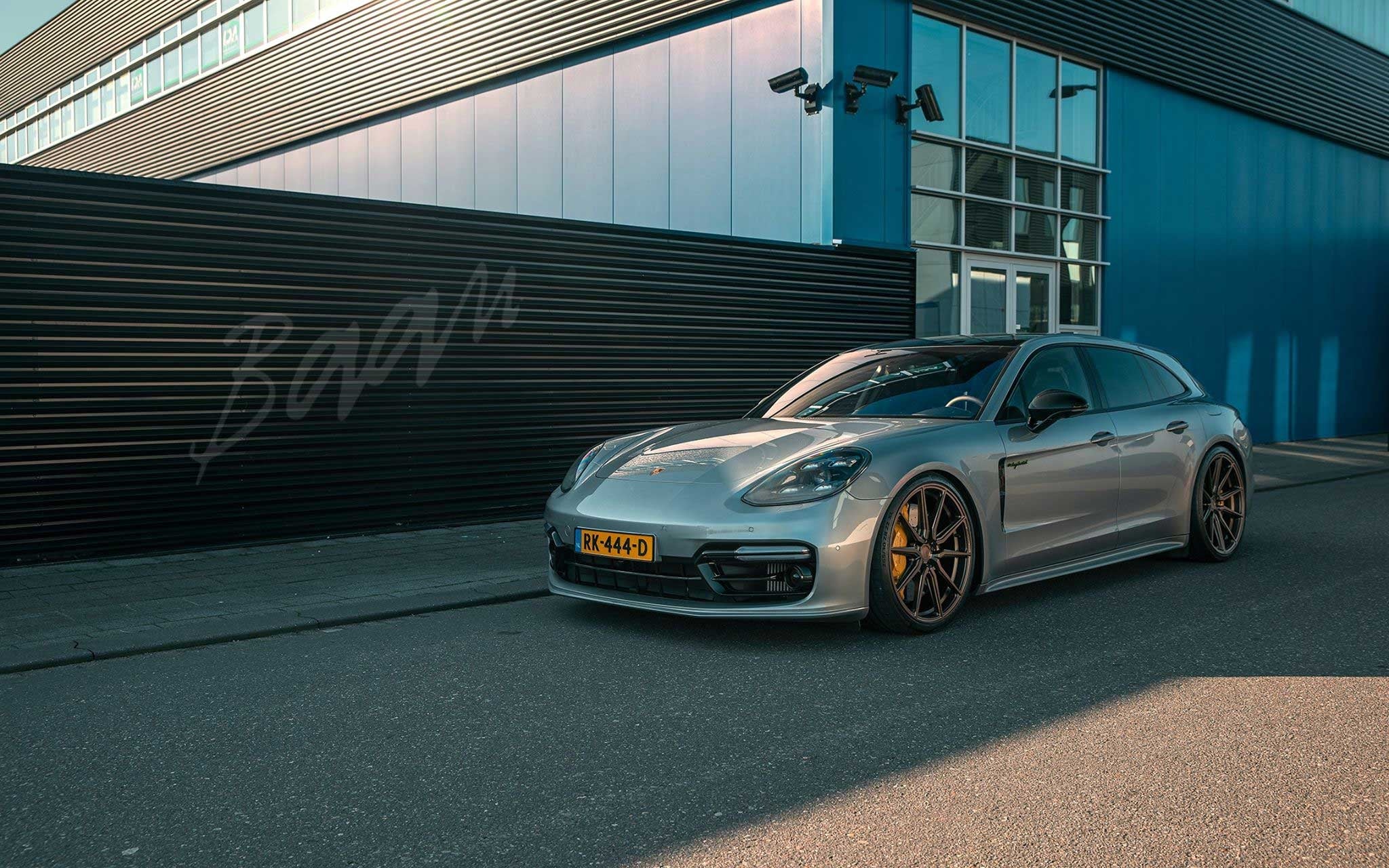 vossen hf3 porsche panamera st satin bronze 22 inch