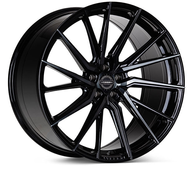 vossen hf4 t tinted gloss black wheels