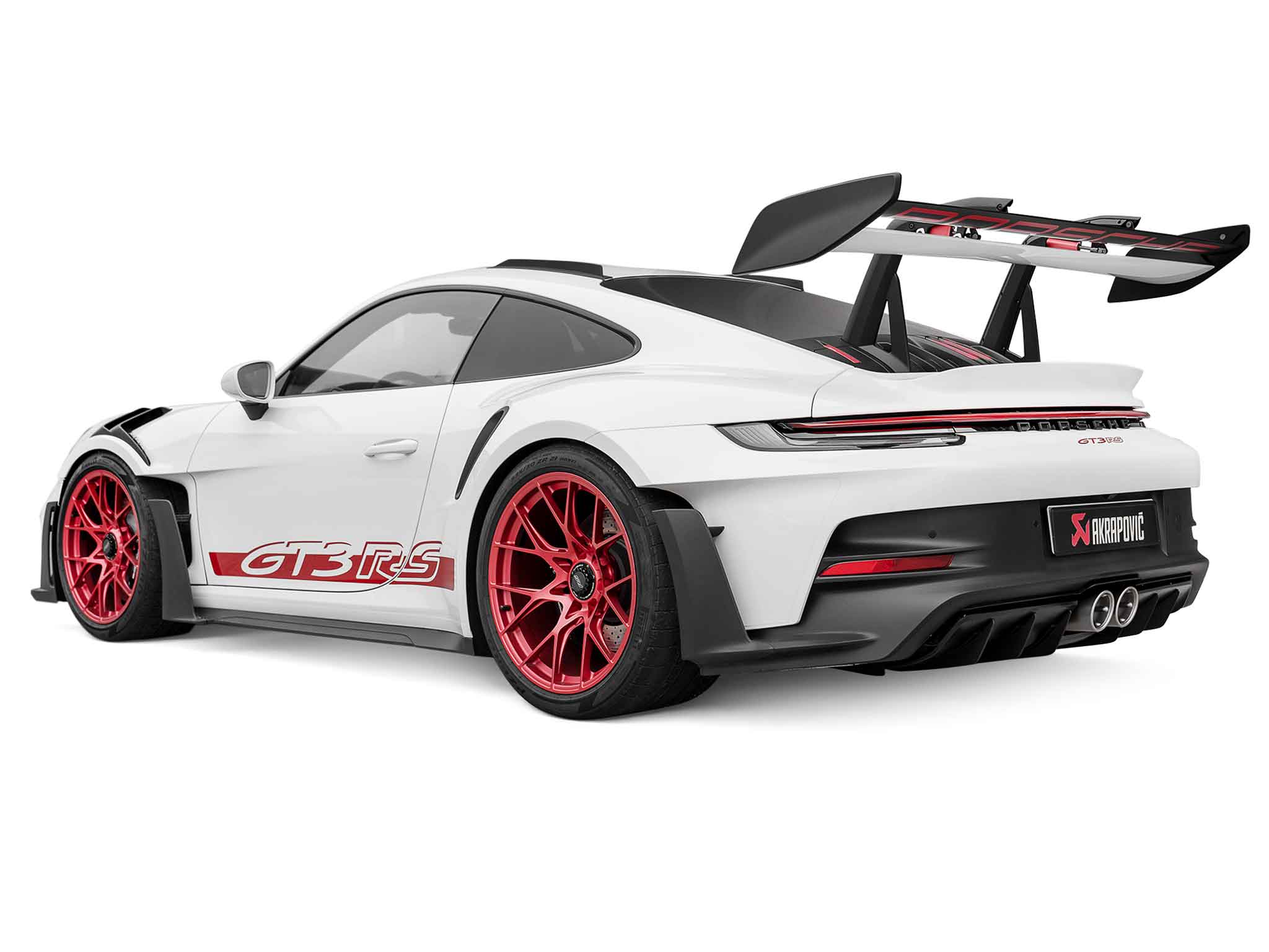 Porsche 992 GT3 RS S/T akrapovic exhaust