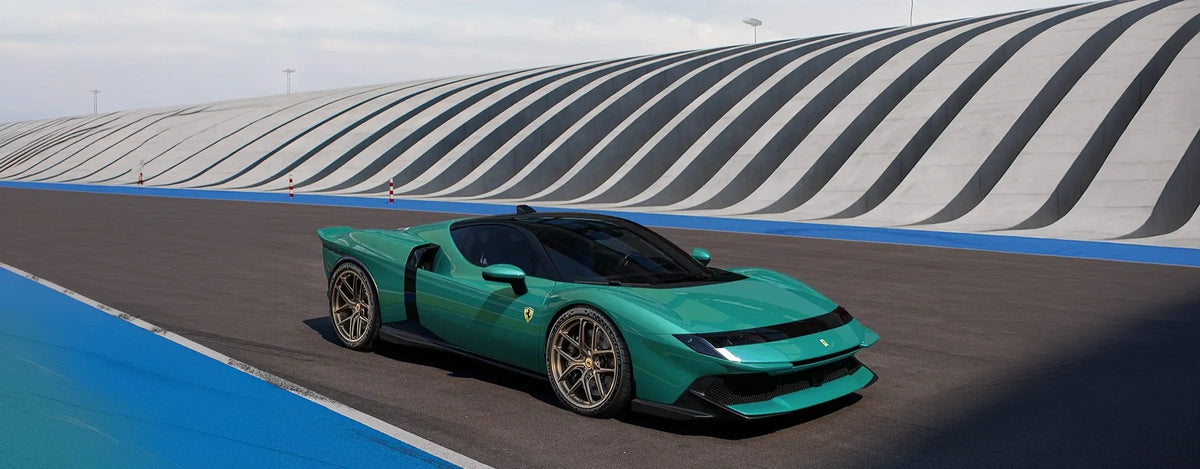 Ferrari 849 Testarossa rendered with HRE Aftermarket wheels