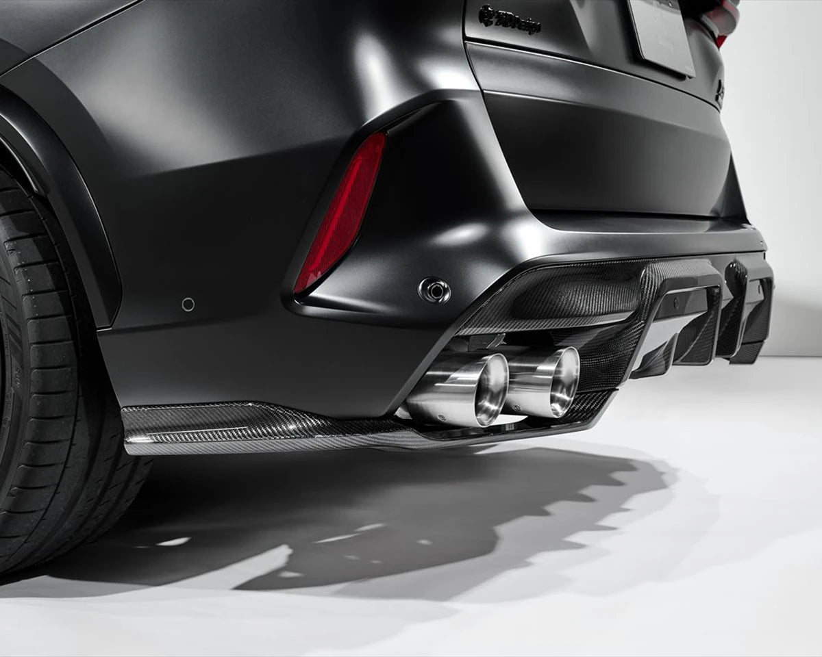 Complete carbon diffuser set by 3DDesign for BMW X5M LCI
