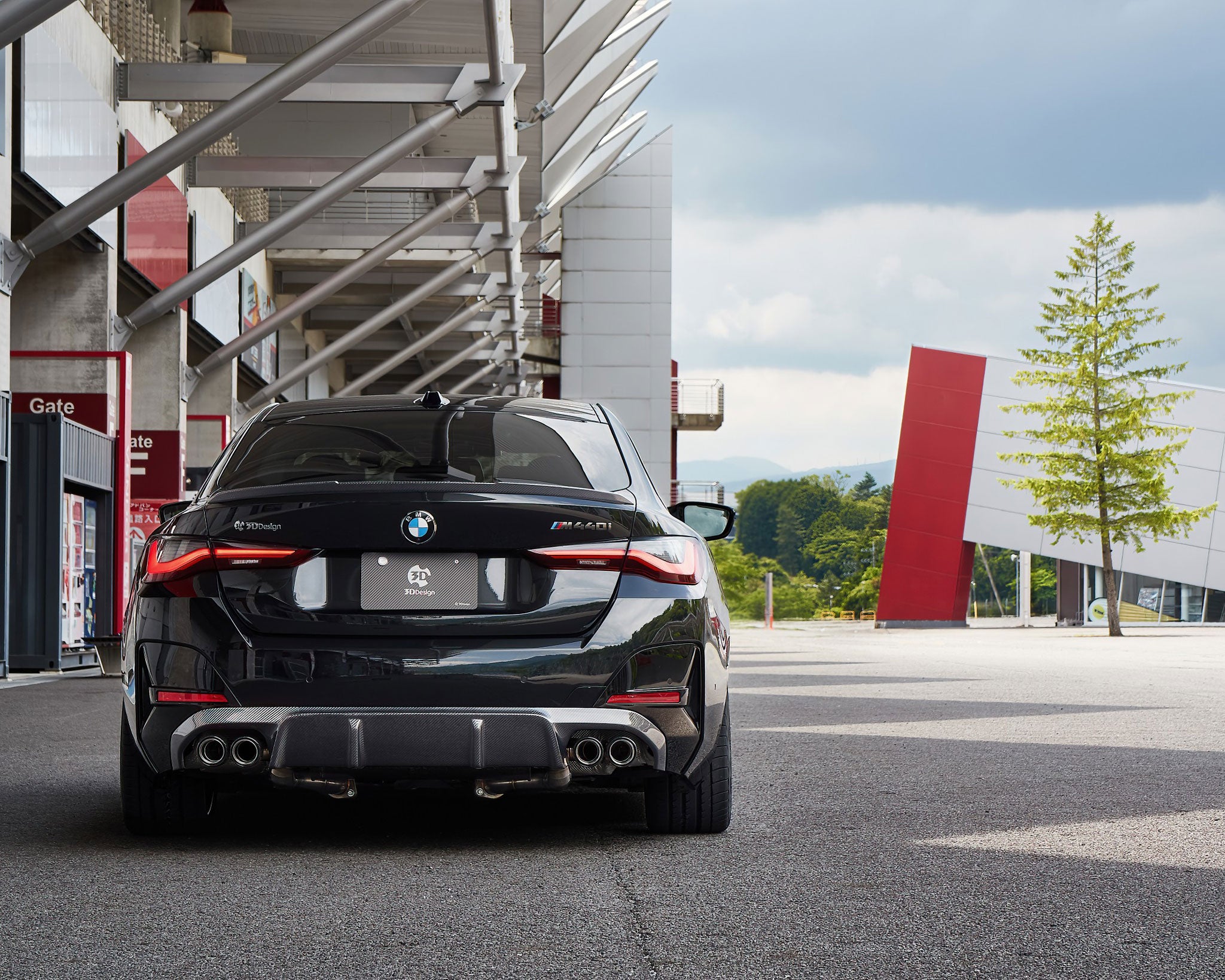 3ddesign BMW G26 4-serie gran coupe rearview