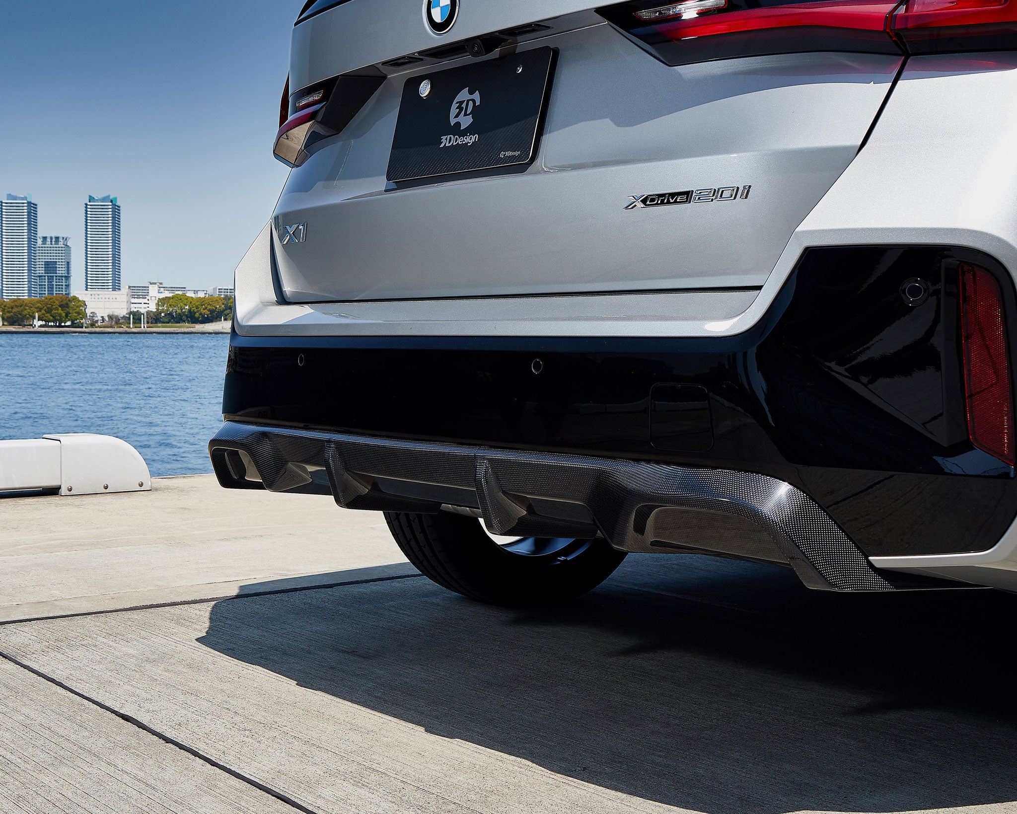 3ddesign BMW U11 X1 rear diffuser carbon