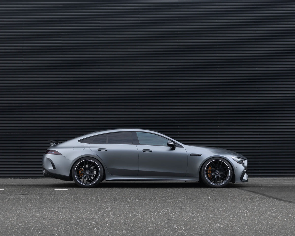 Mercedes-AMG GT 4-Door X290 lowered with BAAN AIRMATIC lowering links
