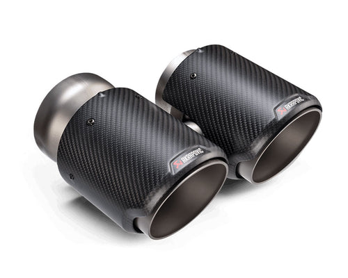 Akrapovic traditional round carbon tailpipes BMW G87 M2