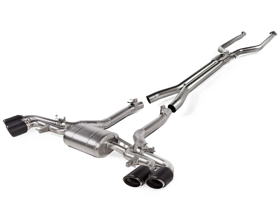 Akrapovic full exhaust for BMW F95 X5M and F96 X6M LCi