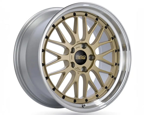 BBS Le Mans Gold disk Silver Diamond cut rim GL SLD