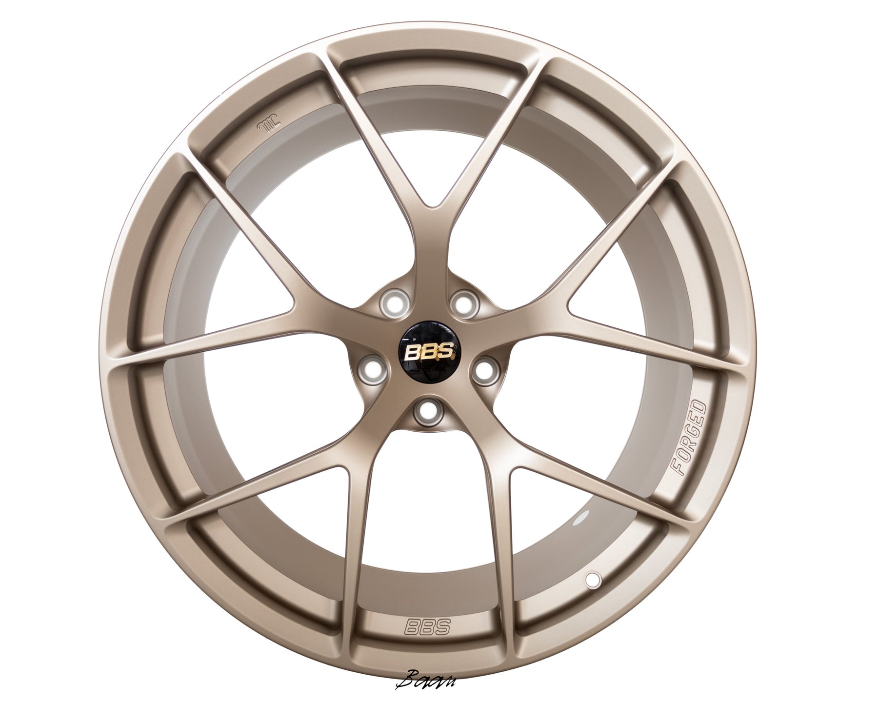 BBS FI-R EVO Citrine gold front