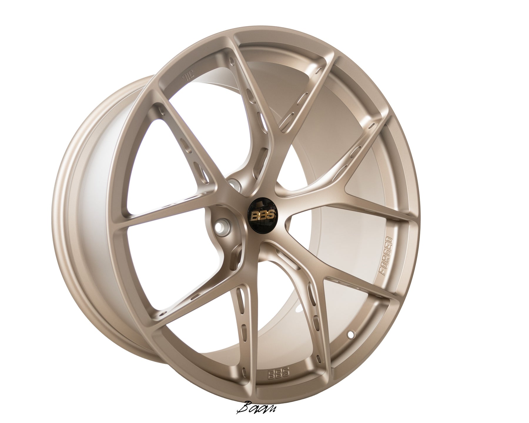 BBS FI-R EVO Citrine gold side