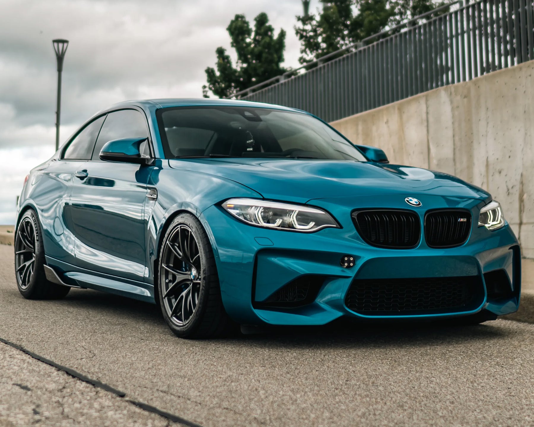 BMW F87 M2 with 18" VS-5RS Wheels in Anthracite
Front 18x9.5" ET28 5x120
Rear 18 x 10.5" ET40 5x120