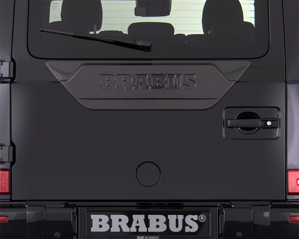 Brabus Carbon spare wheel delete rear door attachment w465 G63 AMG