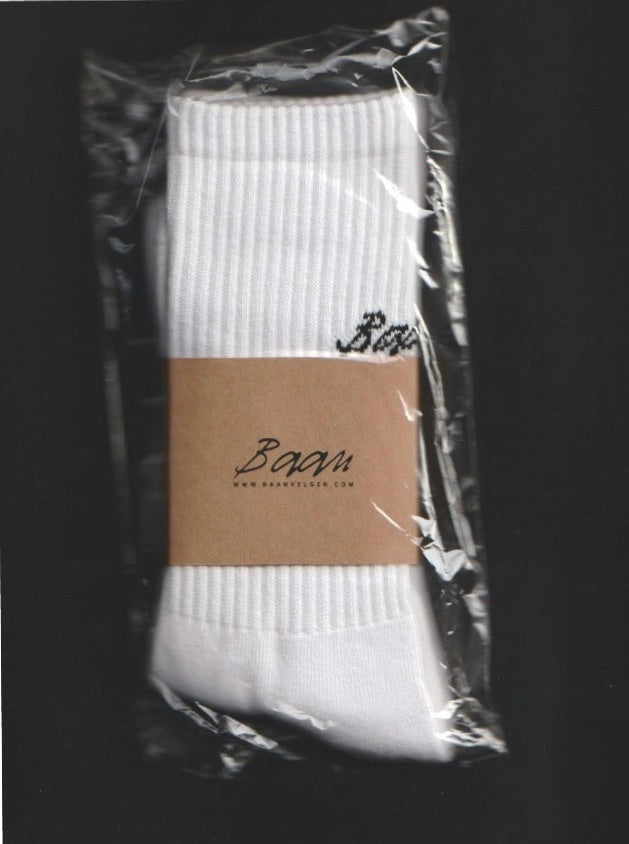 Baan Crew Socks - White