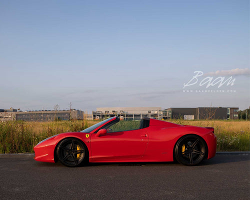 Ferrari 458 with Novitec lowering springs
