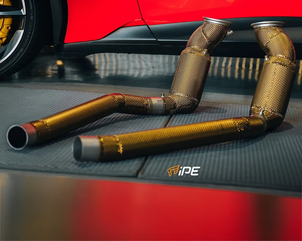 IPE downpipe Ferrari purosangue