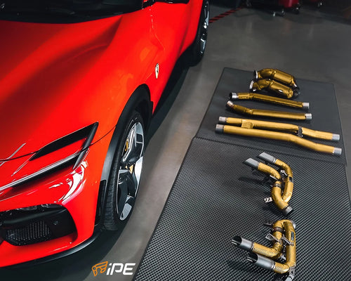 IPE exhaust Ferrari purosangue