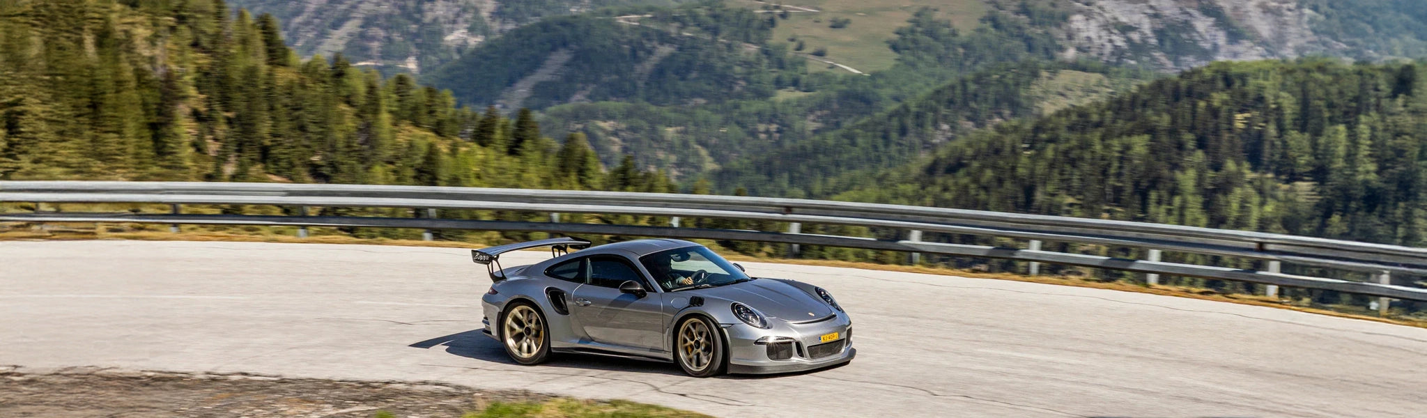 Porsche 991 GT3 RS BC Forged KL01 Mountains desktop header