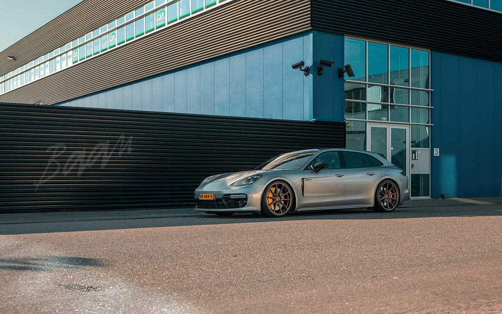 Porsche Panamera 971 Sport Turismo lowered with BAAN air suspension lowering links