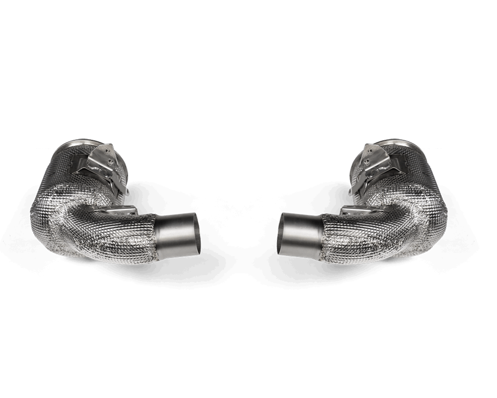 Porsche 992 turbo akrapovic linkpipes L-PO/SS/4