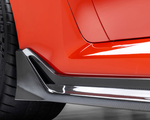 Vorsteiner BMW G87 M2 carbon sideskirt detail