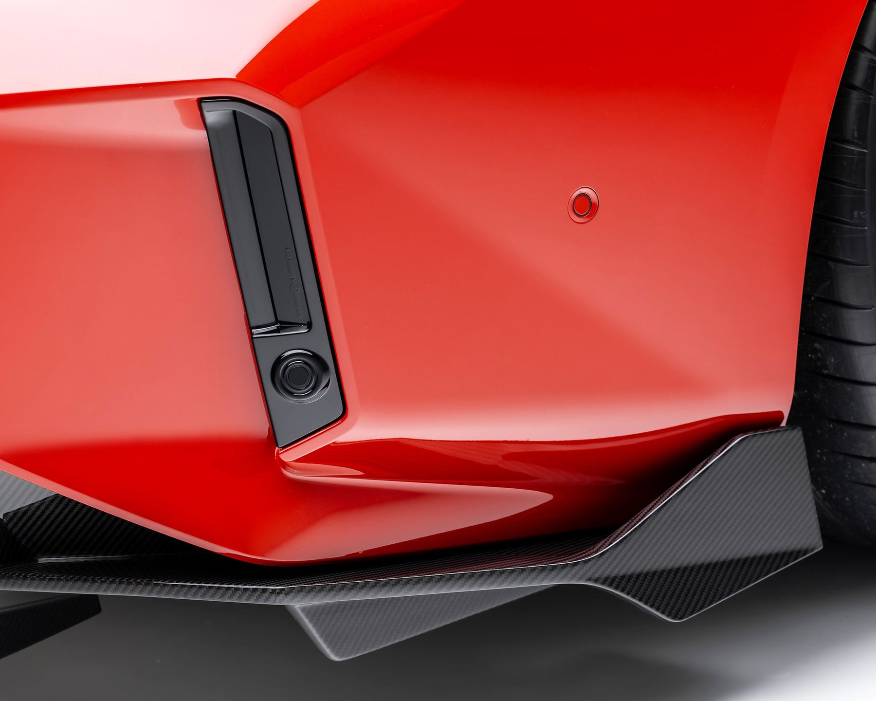 Vorsteiner BMW G87 M2 rear diffuser wing detail