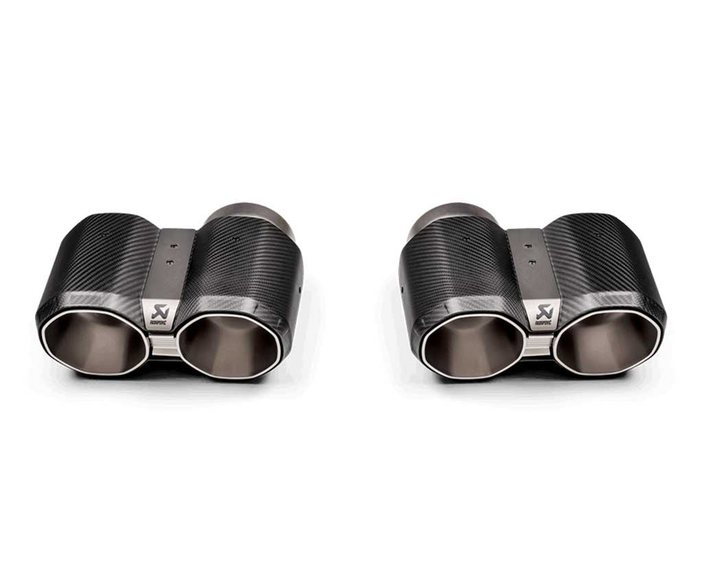 Akrapovic BMW G87 M2 tailpipes octagonal new design
