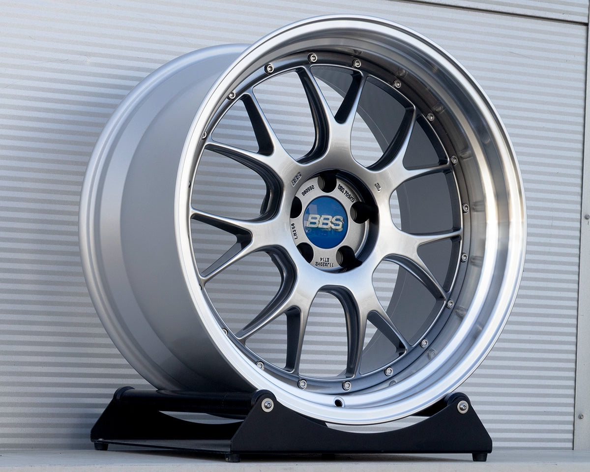 BBS LM-R diamond black disk silver diamond cut rim