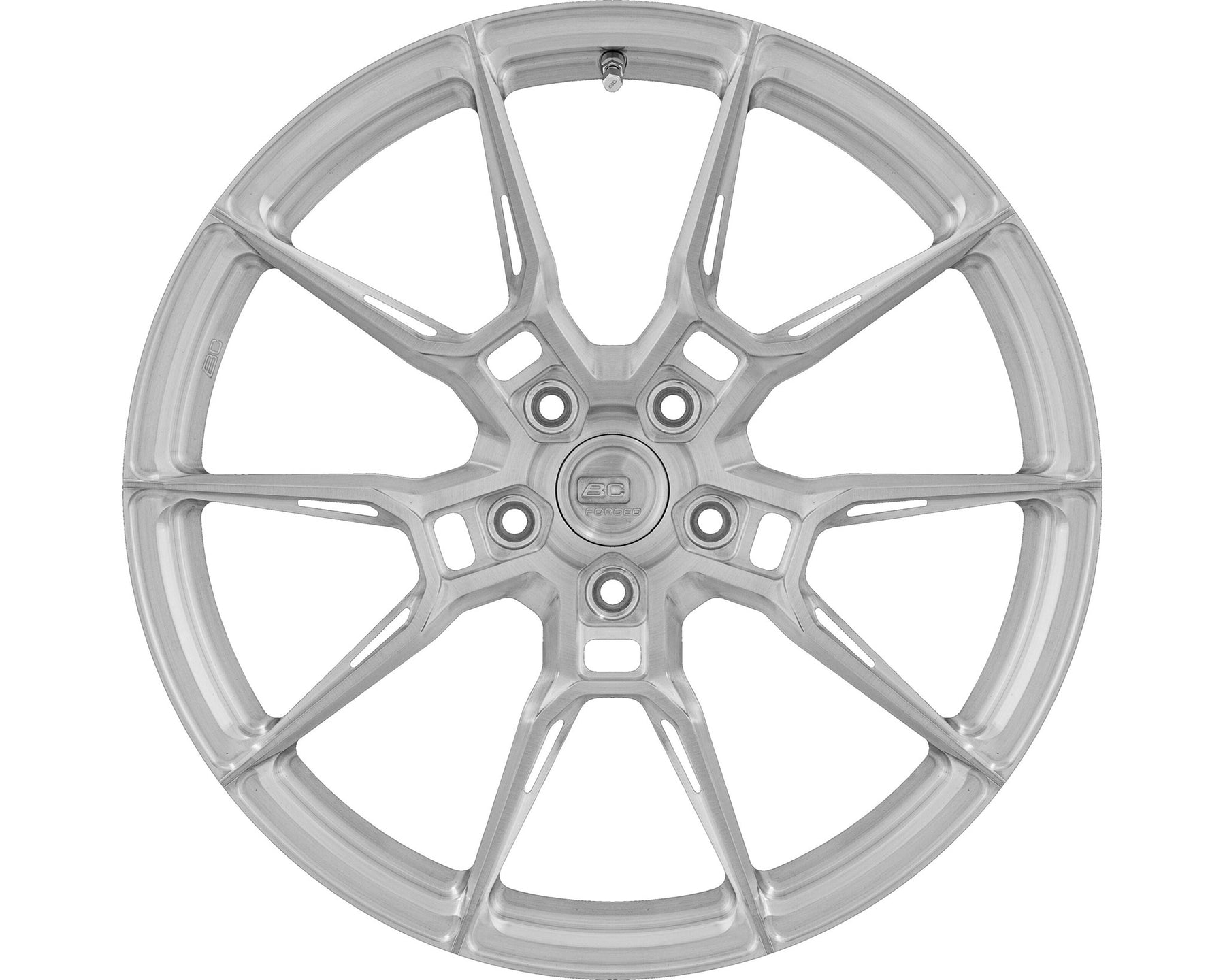 bc forged eh674 front view clear brushed finish