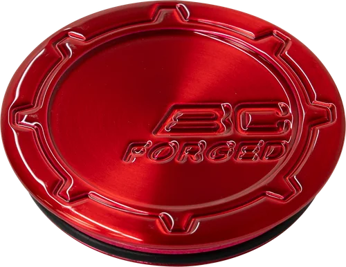 BC Forged Gloss Brushed Crystal Burgundy wheel finish