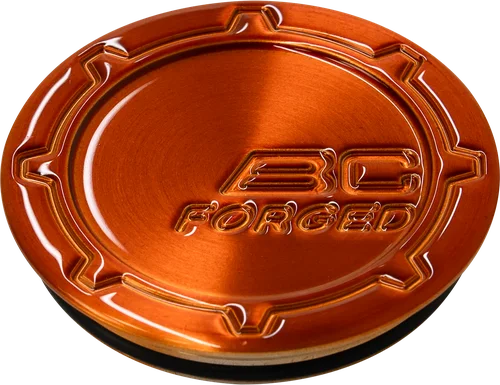 BC Forged Gloss Brushed Crystal Orange wheel finish
