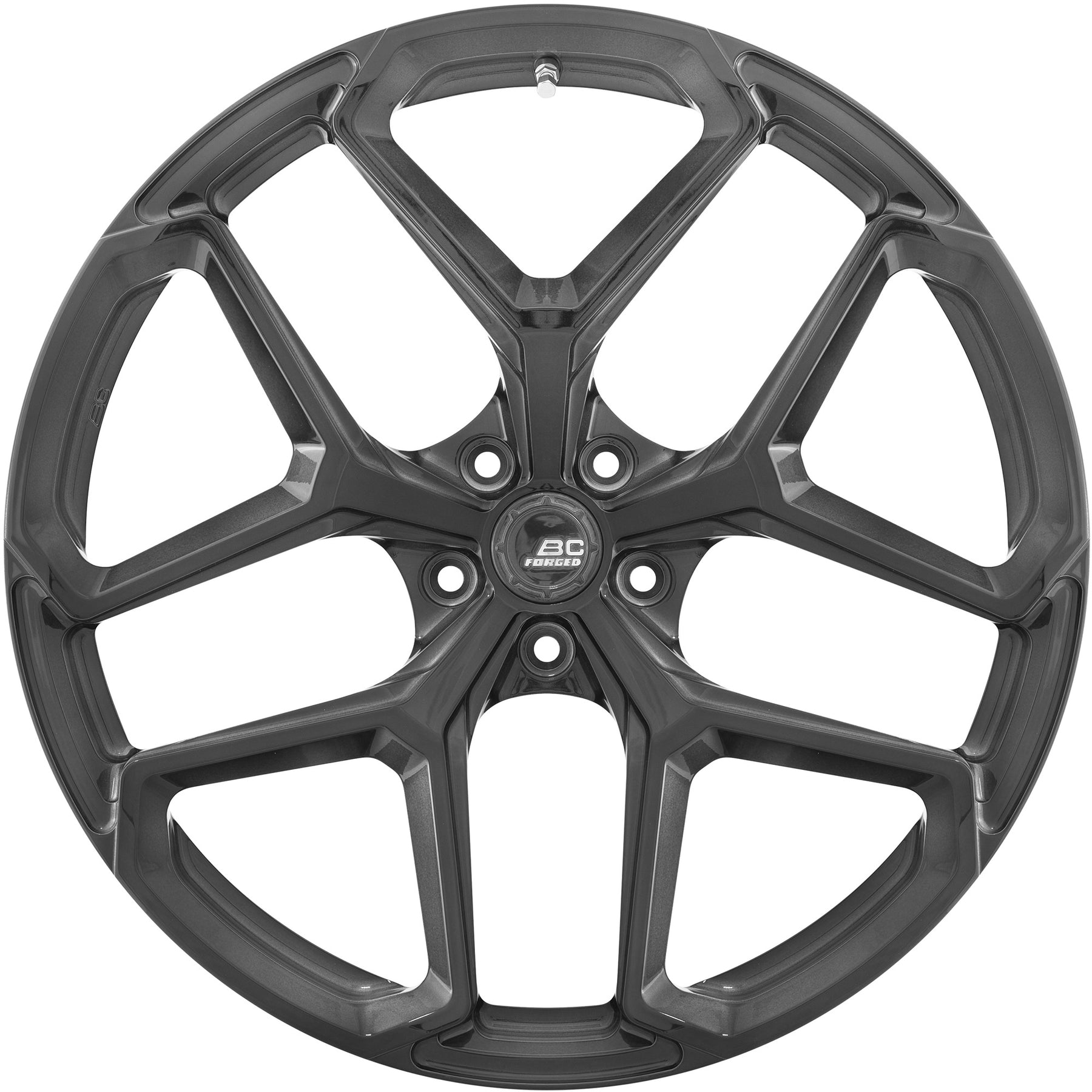 BC Forged EH-T01 front view in dark brushed