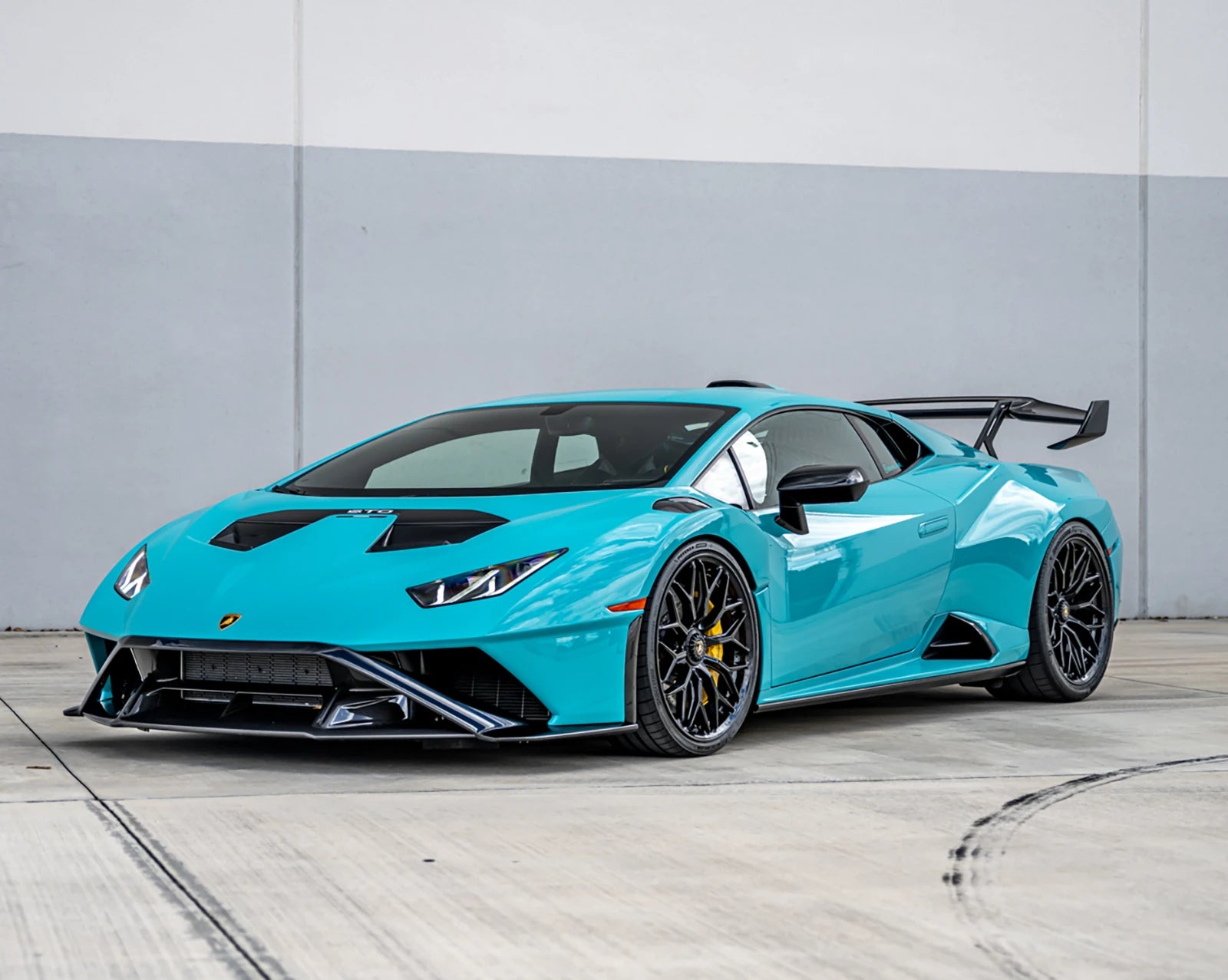 brixton forged lamborghini huracan sto lowered cm6-r