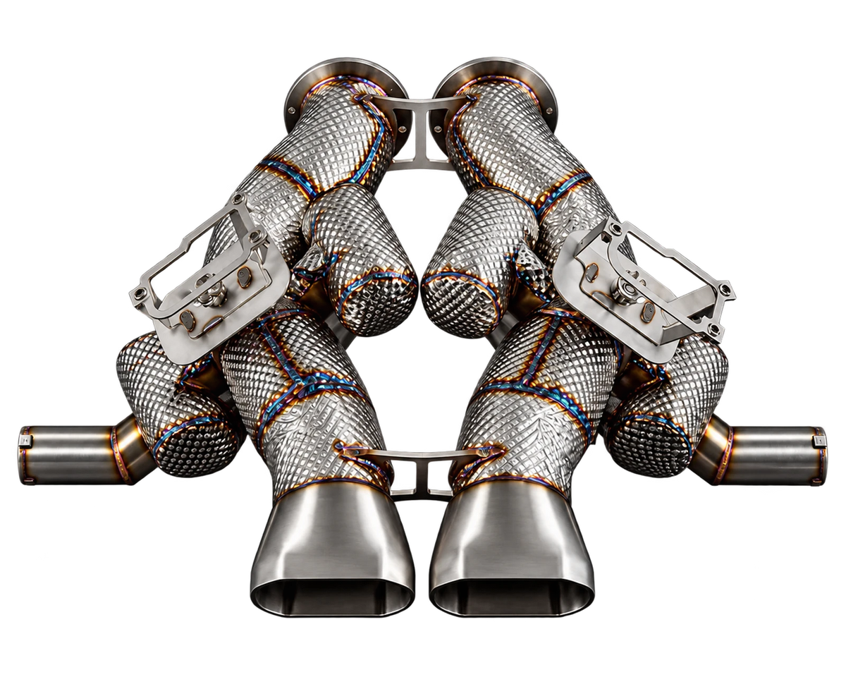 Capristo valved exhaust system for Lamborghini Temerario