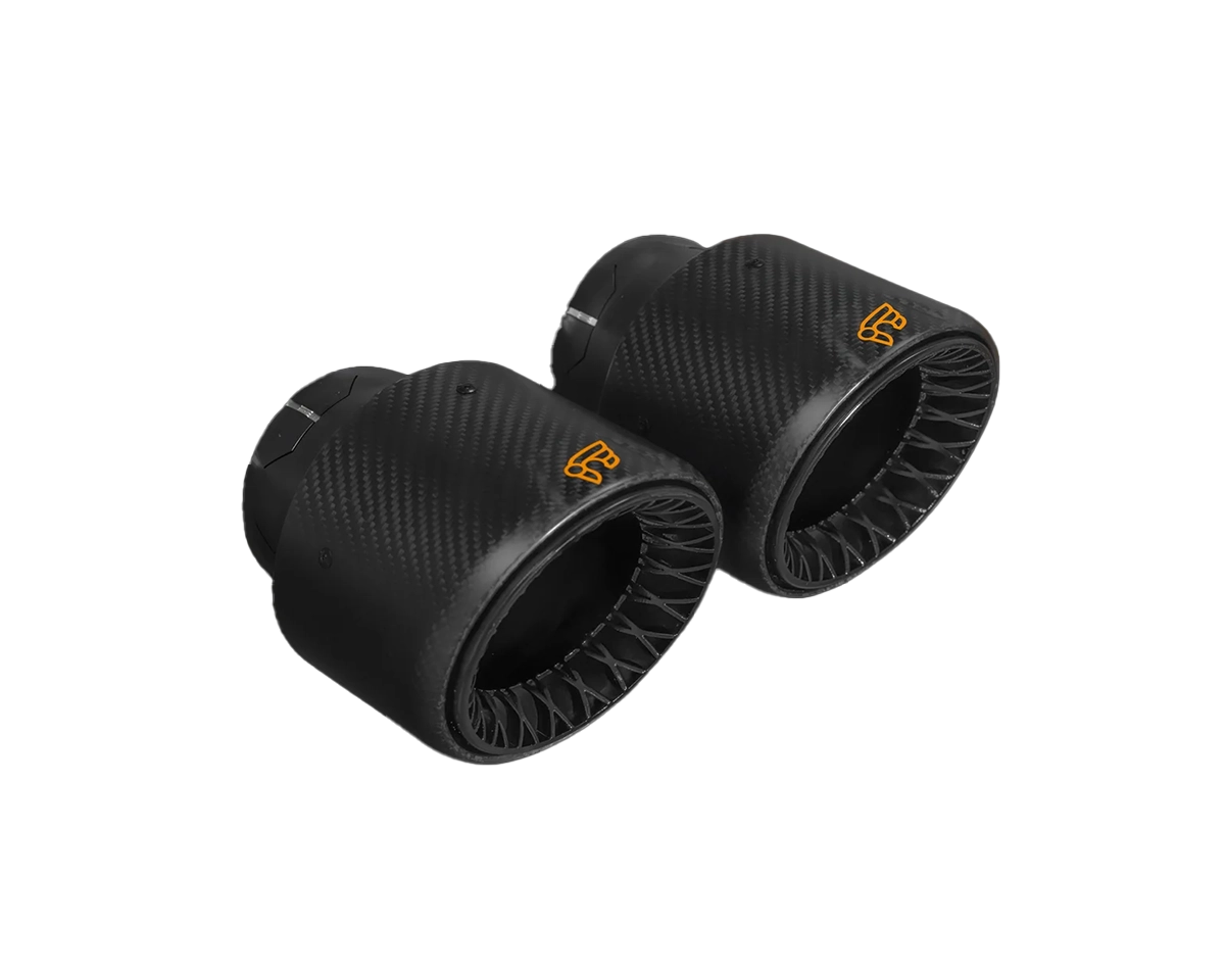 IPE carbon black tailpipes for Porsche 992 GT3 and 992 GT3 RS
