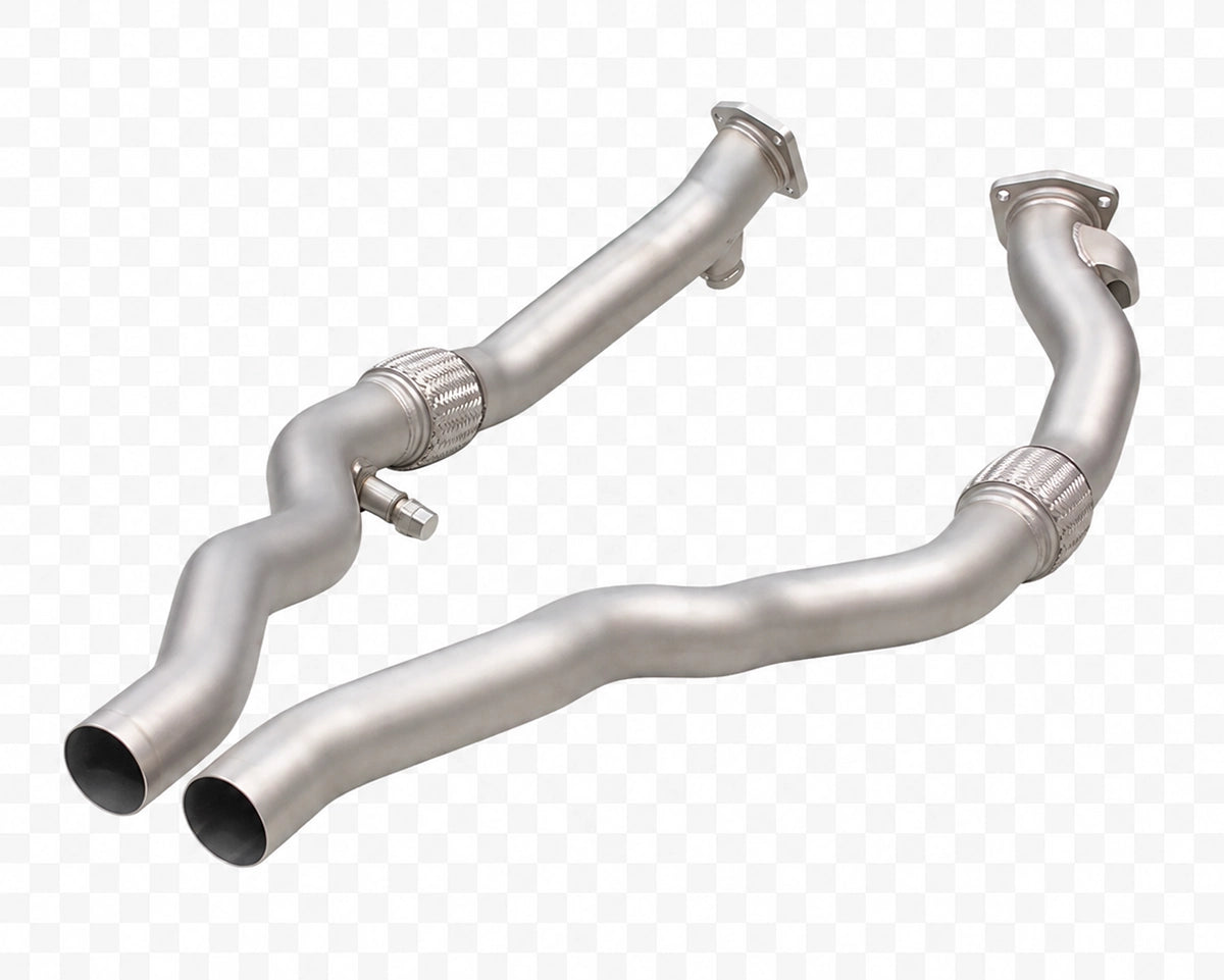 iPE stainless steel front pipe for the Lamborghini Urus SE
