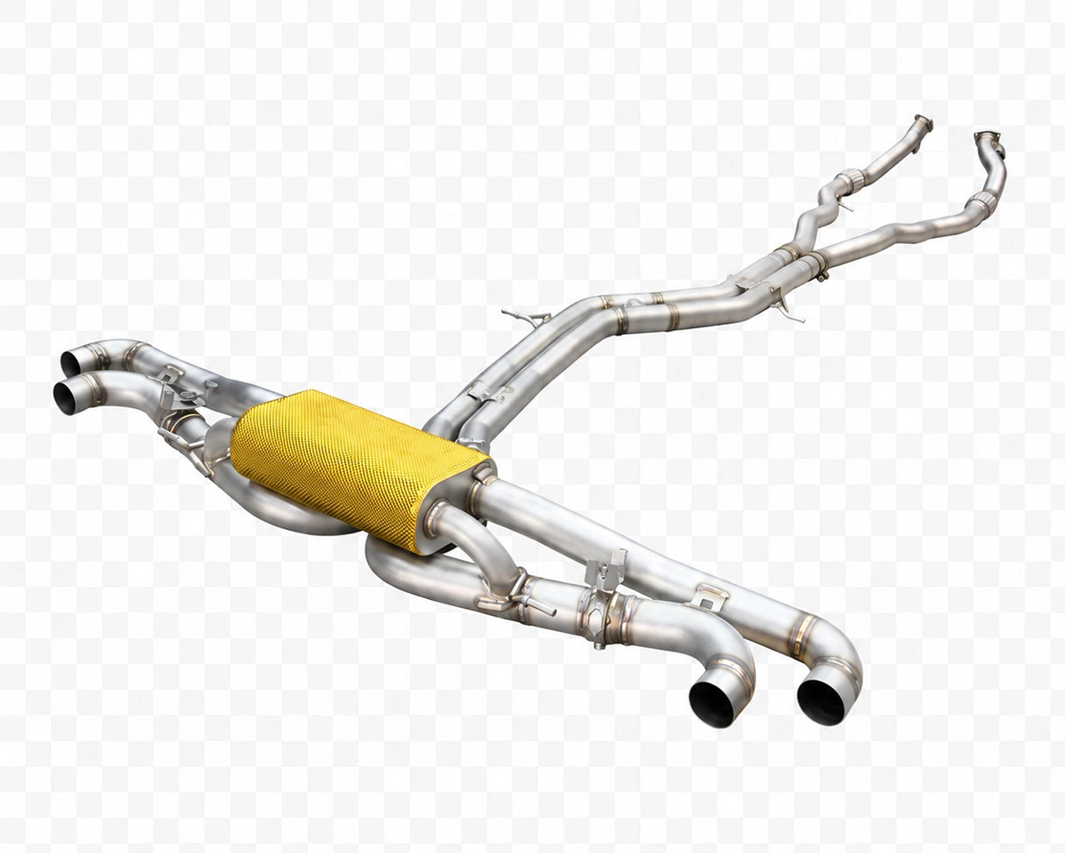 iPE stainless steel Valvetronic cat-back exhaust system for the Lamborghini Urus SE
