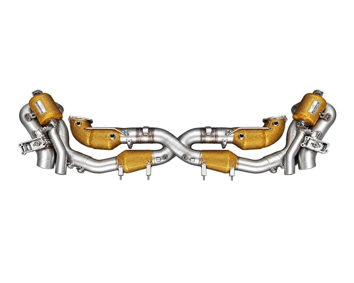 iPE 200 CPSI catted full exhaust system for Porsche 911 Turbo S 992.2
