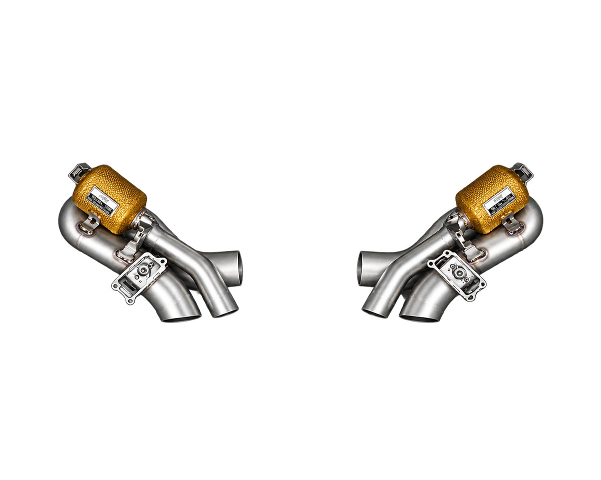 iPE Valvetronic muffler for Porsche 911 Turbo S 992.2