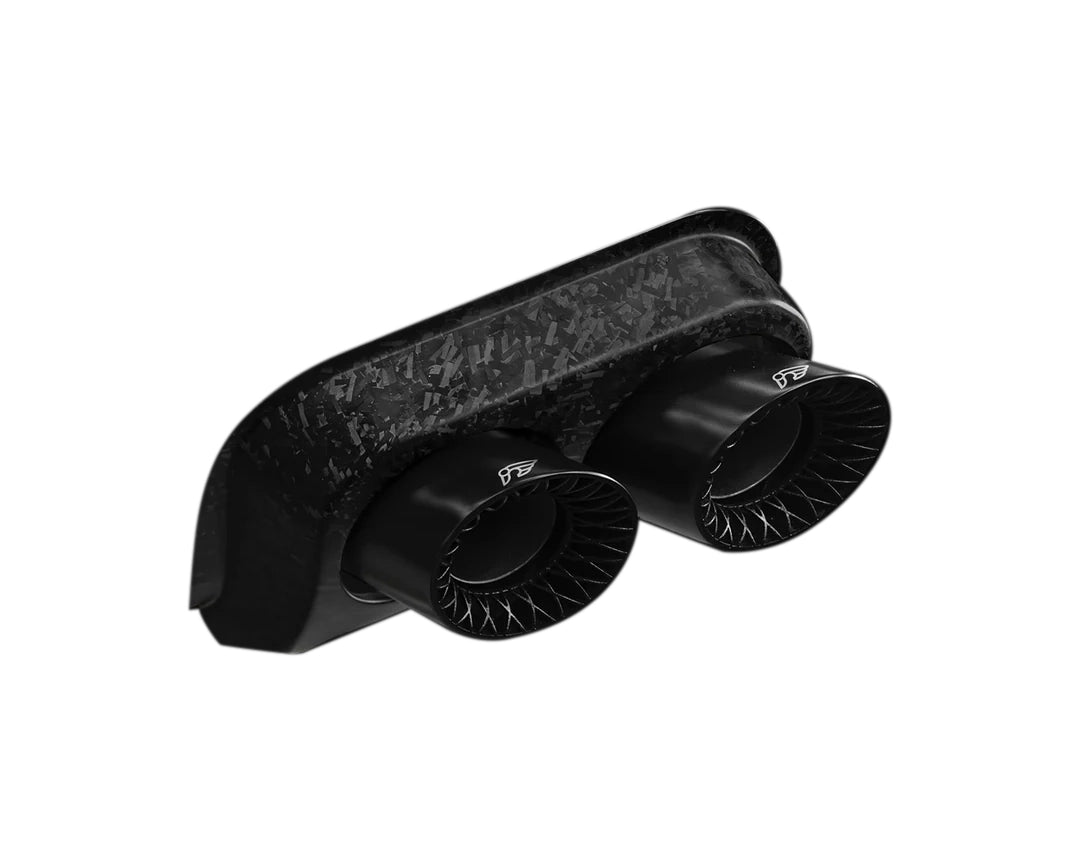 ipe tailpipes ferrari purosangue black carbon