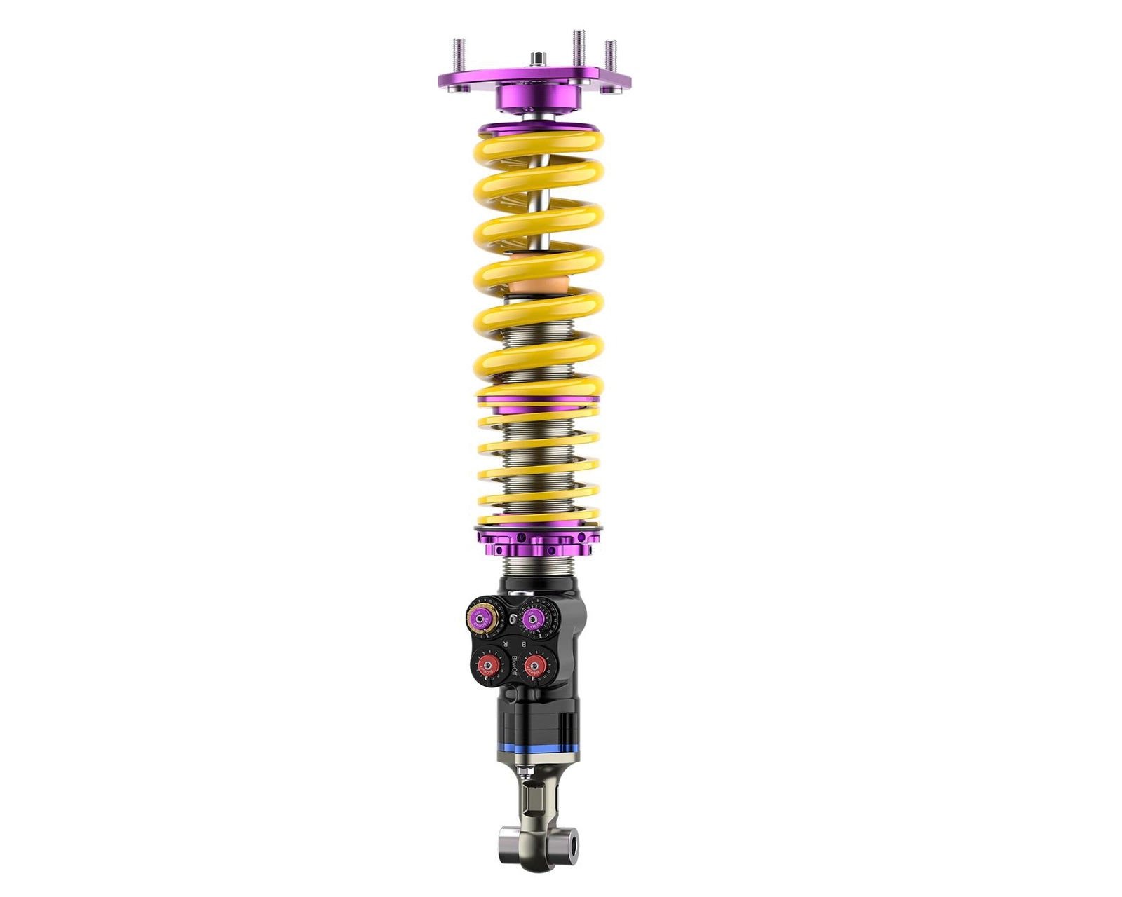 KW V7 front coilover suspension detail
