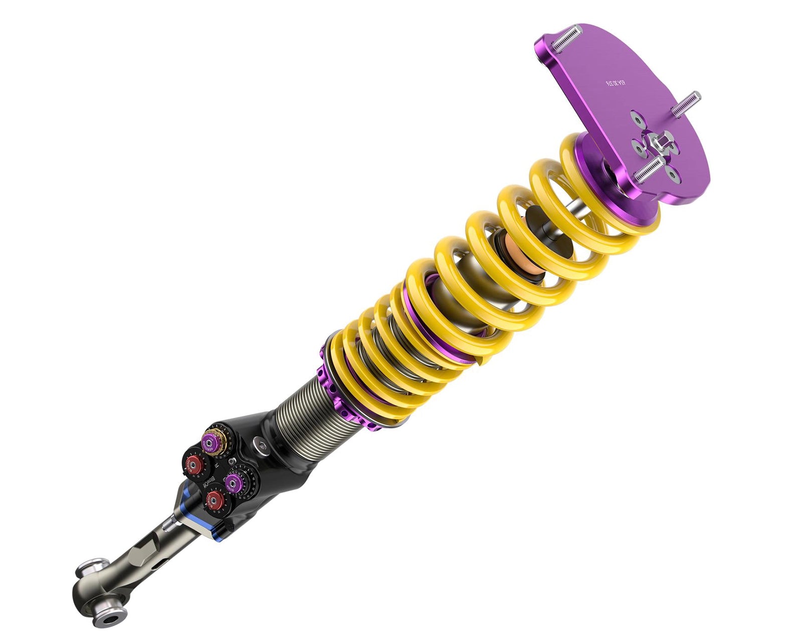 KW V7 rear coilover suspension detail

