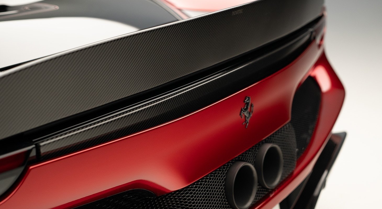 Tail section 1 in carbon by Novitec on Ferrari 296 GTB