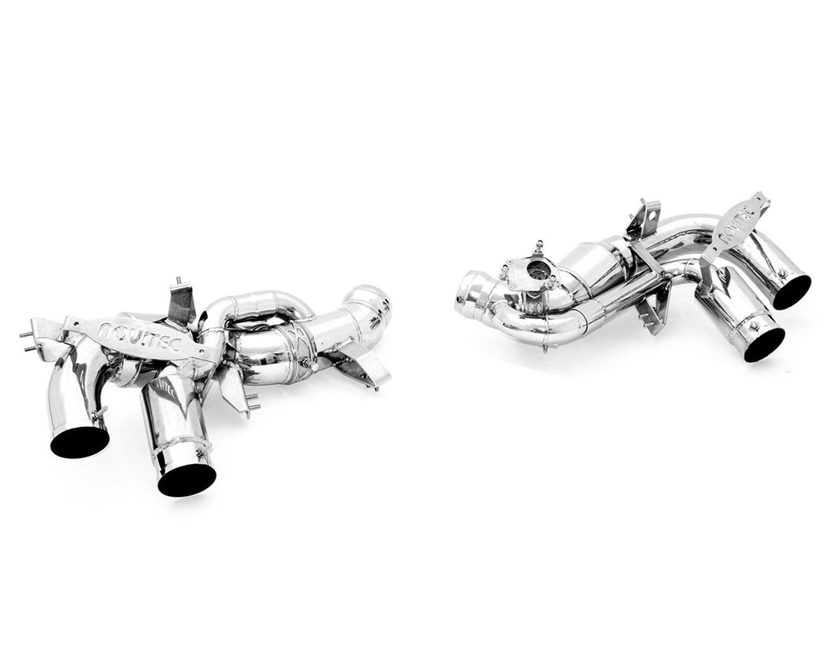NOVITEC exhaust system with flap regulation for Ferrari Purosangue in stainless steel