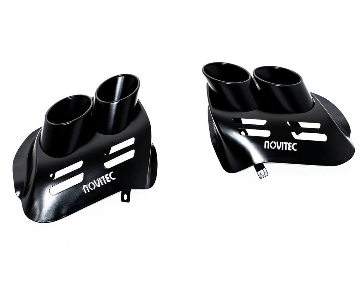 NOVITEC black stainless steel tailpipes for Ferrari Purosangue