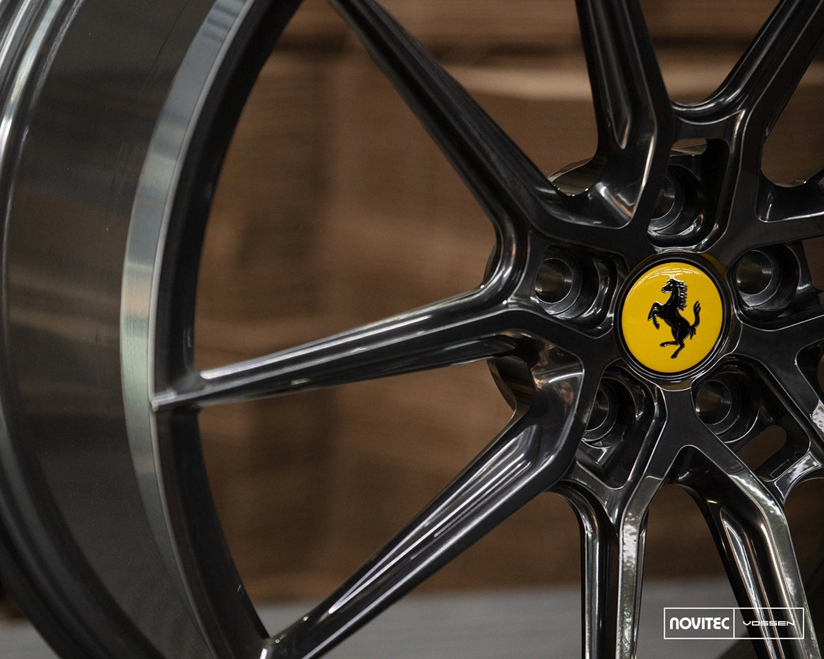 novitec nf9 wheel detail purosangue midnight smoke