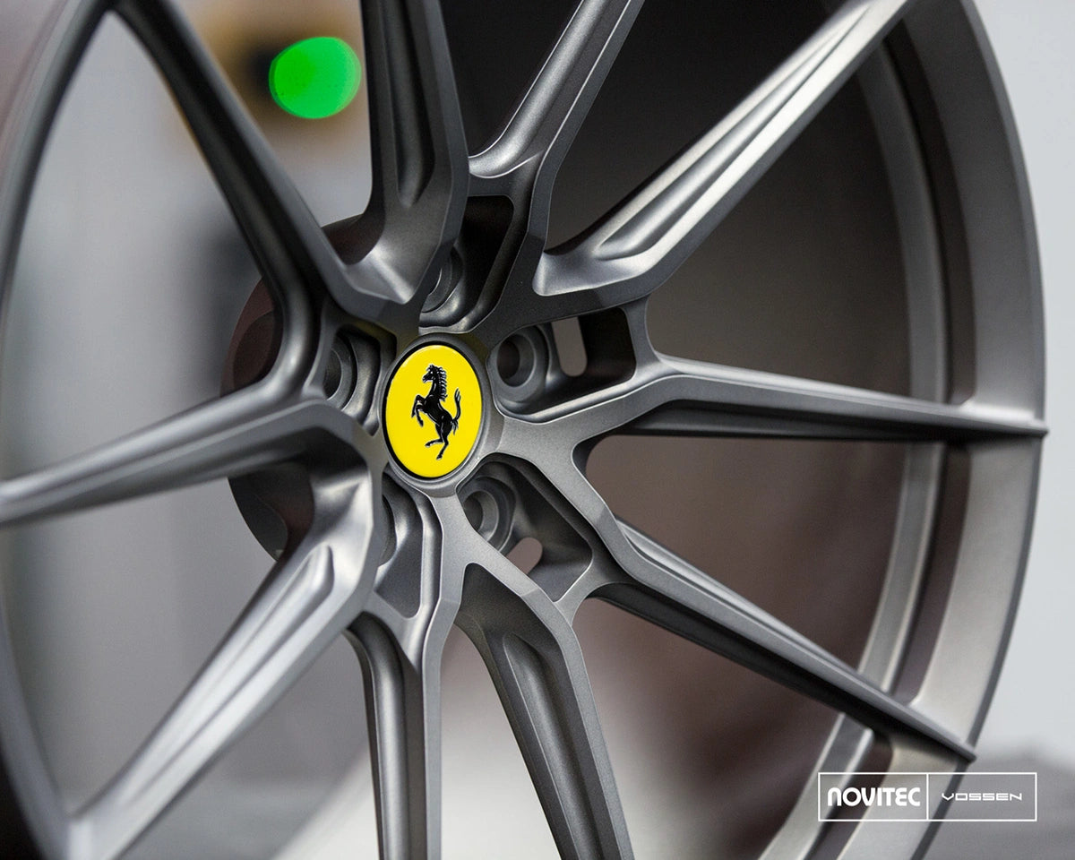 novitec nf9 wheel detail purosangue stealth grey