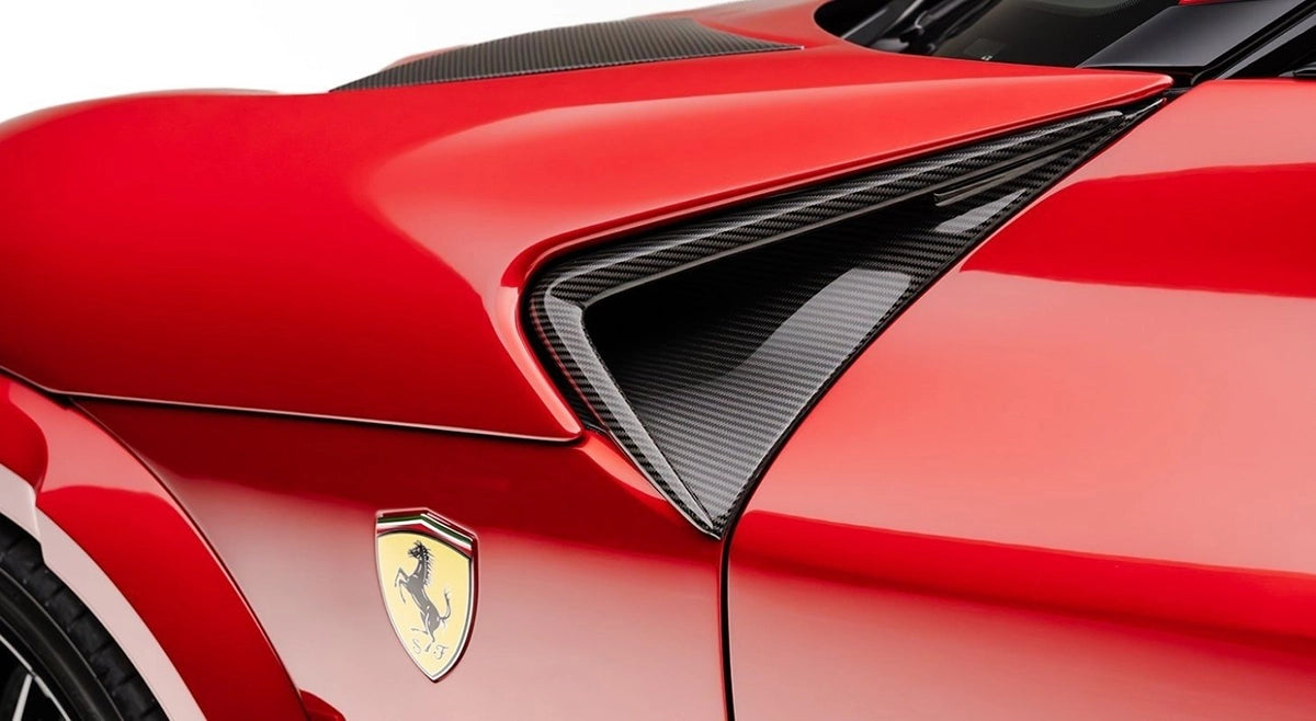 NOVITEC Front Fender Inserts Carbon for Ferrari Purosangue