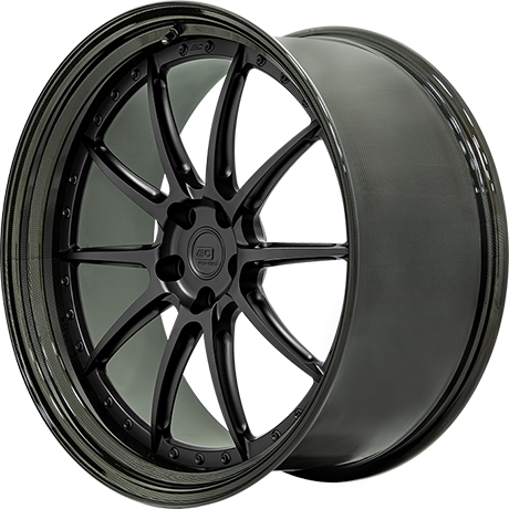BC Forged CFN 512S carbon wheel - three-quarter view