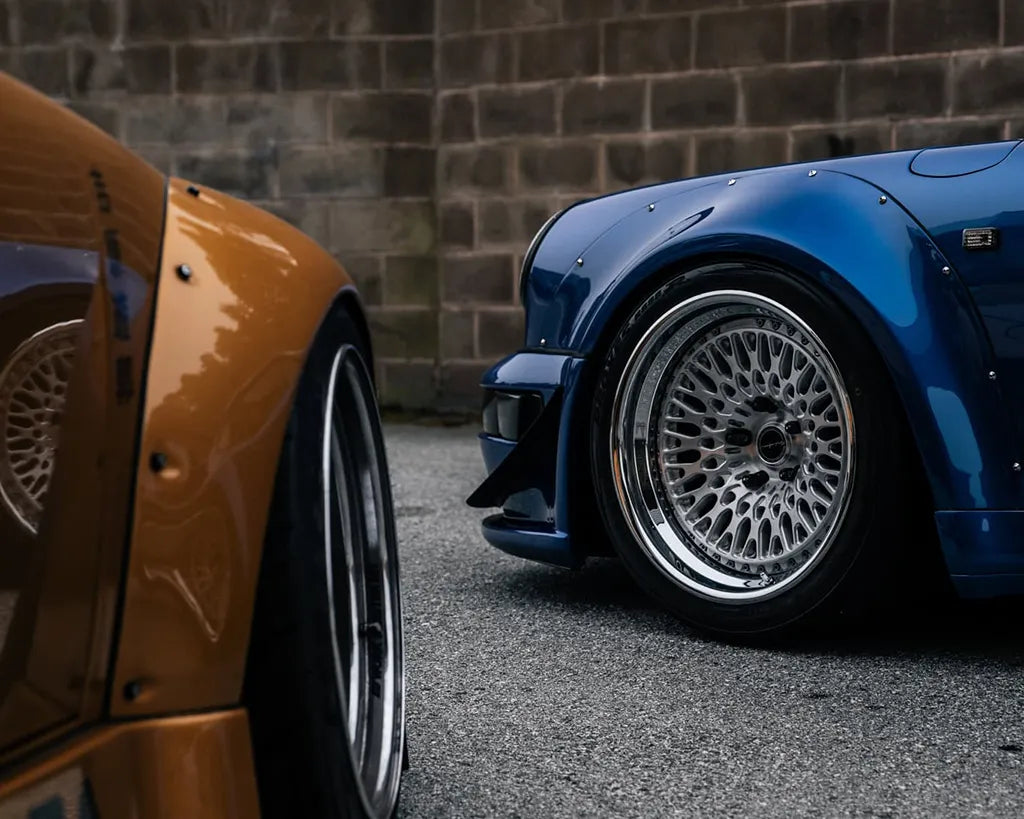 Blue Porsche RWB 964
Wheel Style / Config.
Brixton Forged TR20 Circuit+
Wheel Finish
Polished Aluminum (Satin)
Wheel Size
Front: 18" / Rear: 18"